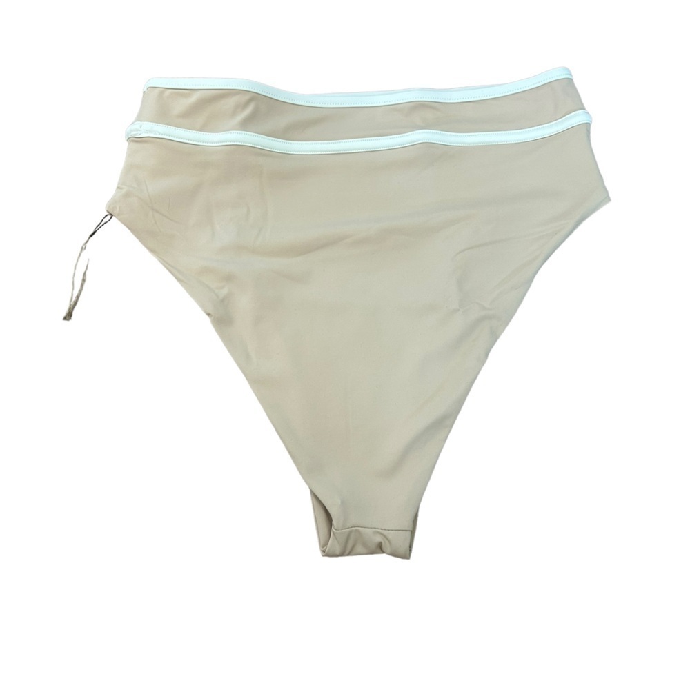 Revolve Stone Fox Swim Juniper High Waist Cheeky Bottom Frappe Sz Small NWT - Picture 5 of 9